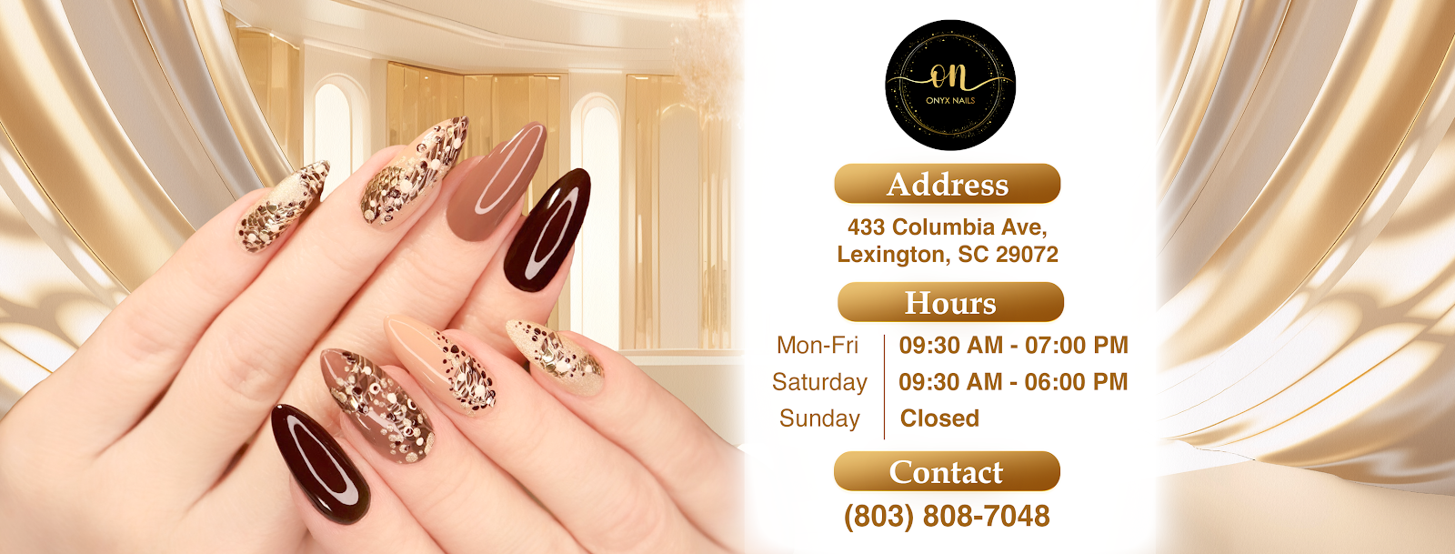 Onyx Nails logo